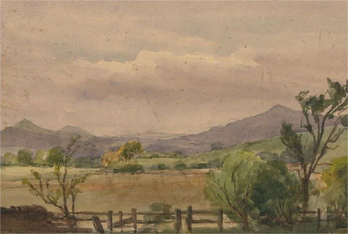 Frank Watson  - 1925 Watercolour, Sunderland Landscape II