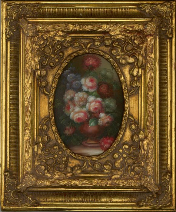 Mid 20th Century Oil - English Roses
