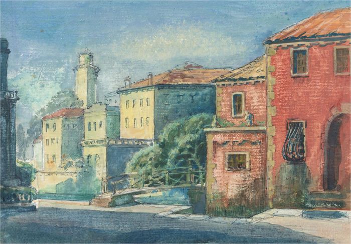 Vera Heasman (1910-1999) - Signed Mid 20th Century Oil, Town Streets