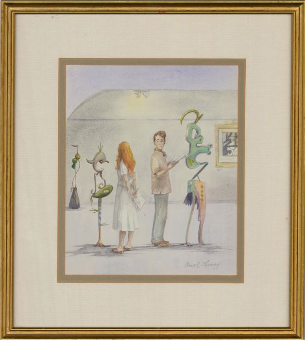 Carol Frarey (b.1931) - Contemporary Watercolour, It Was At That Moment
