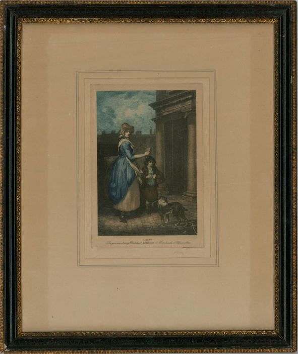 Francis Wheatley - 19th Century Stipple Engraving, Cries of London Series