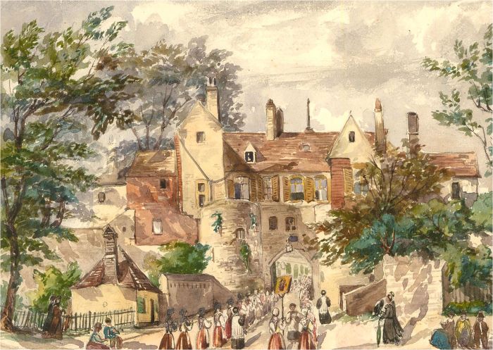 E.M.H. - Mid 19th Century Watercolour, La Porte Gayole