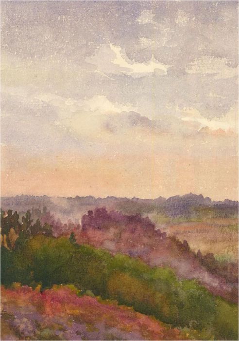 Early 20th Century Watercolour - Summer Dawn