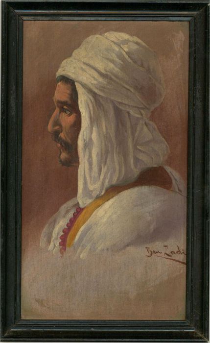 Ben Zadie  - Early 20th Century Oil, Portrait of a Man