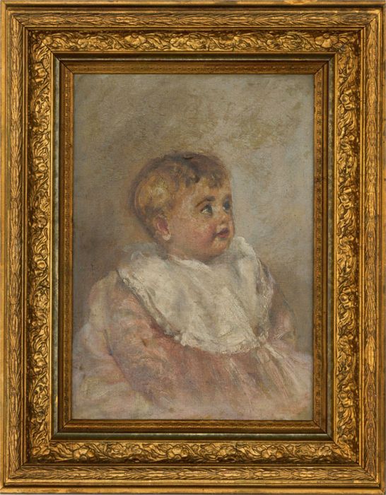 Early 20th Century Oil - Bonny Child