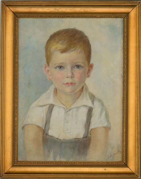 Emily Laicastar - Early 20th Century Watercolour, Young Boy