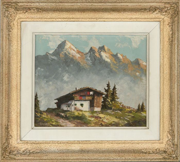 Arndt - Mid 20th Century Oil, Alpine Scene