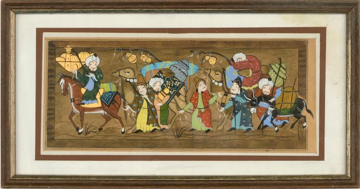 Jasur - Contemporary Watercolour, Bukhara Scene