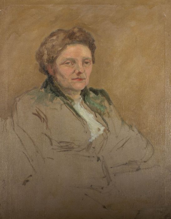 Leyton Crowley (1897-1986) - Mid 20th Century Oil, Edie, Wife of the Artist