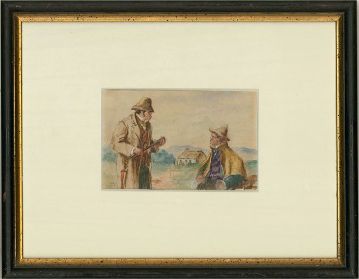 Erskine Nicol RSA ARA (1825–1904) - Late 19th Century Watercolour, The Threat