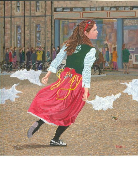 Gerry B. Gibbs - 2011 Oil, The Traditional Dance