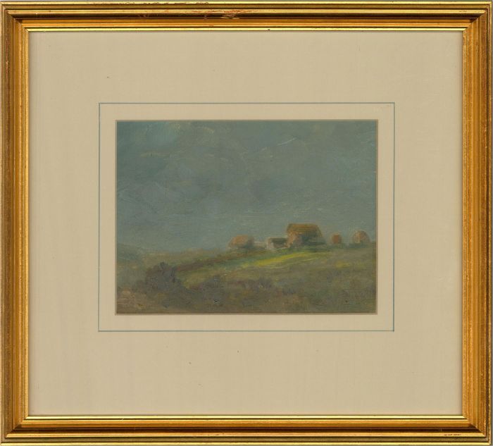 Henry S.W. Eyre (1872-1937) - 1922 Oil, Cottage on the Hill