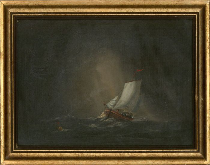 Philip Marchington (b.1934) - 20th Century Oil, Darkness of the Storm