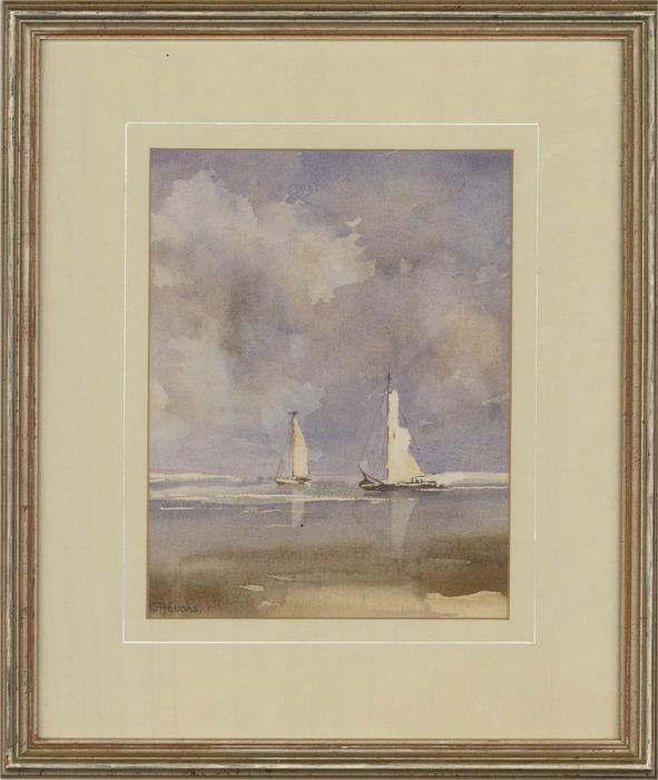 G.A. Evans - Contemporary Watercolour, Losing the Breeze