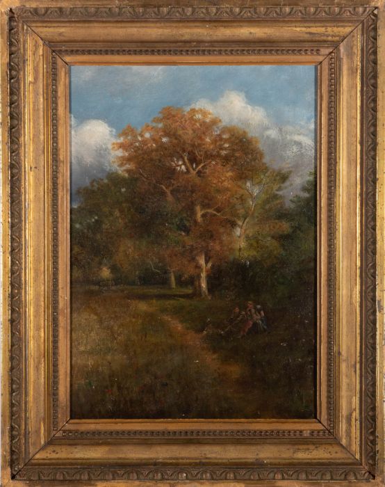 19th Century Oil - Resting In The Shade