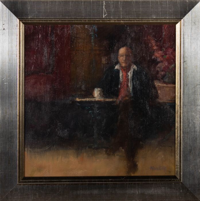 Vicki Norcliffe - Contemporary Oil, Seated Man