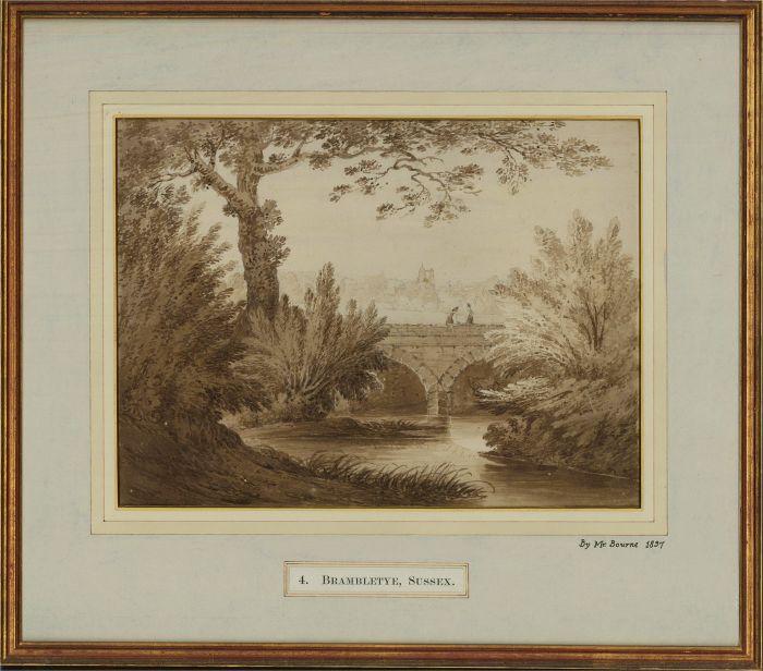 Bourne - 1837 Watercolour, Brambletye, Sussex