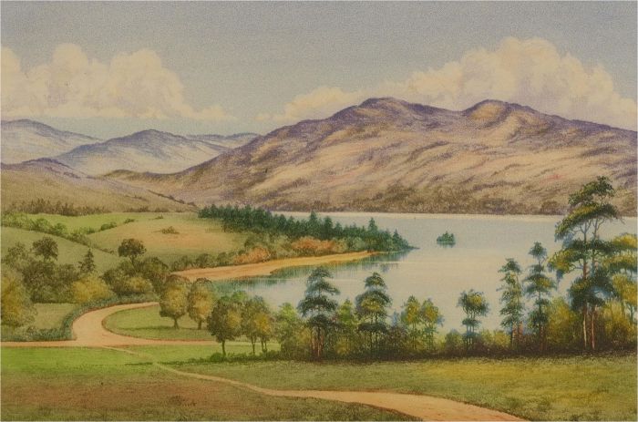 Attrib. Henry G. Walker (1876-1932) - 5 Coloured Aquatint, Various Landscapes
