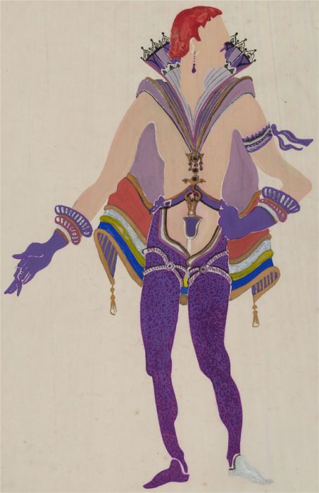 Mircea Marosin (1921-2007) - Mid 20th Century Gouache, Theatre Costume
