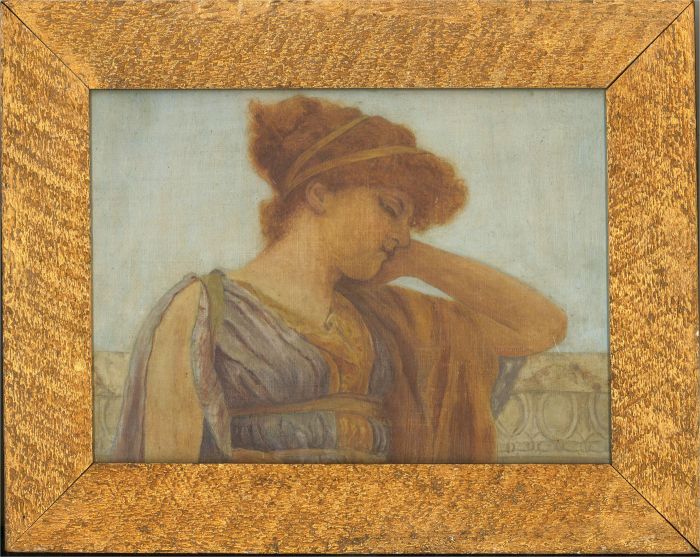 Mid 20th Century Oil - Portrait of a Greek Lady