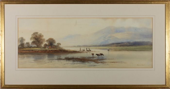 Edwin Earp (1851-1945) - Late 19th Century Watercolour, Mountain River