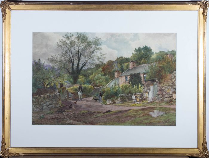Peter S. Buchanan (1860-1911) - 19th Century Watercolour, The Country Lane