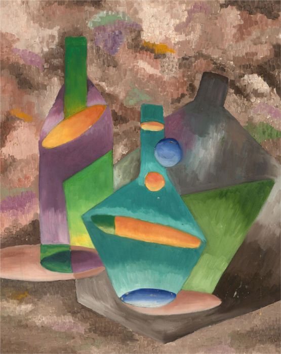 20th Century Oil - Abstracted Bottles