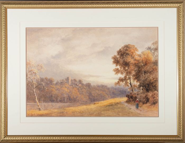 William Noel Johnson (fl.1887-1914) - Late 19th Century Watercolour, Village