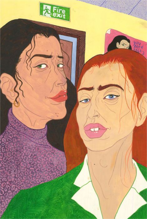 Isabelle Mulvany - 2018 Gouache, Mean Girls