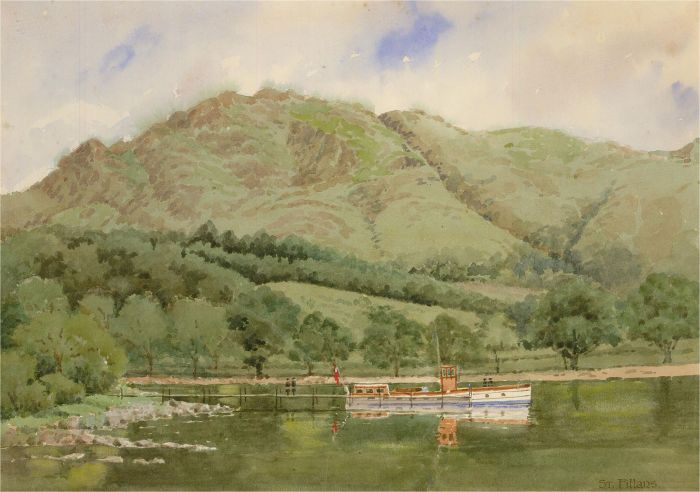 Raymond Turner Barker (1872-1945) - 1930 Watercolour, St Fillans