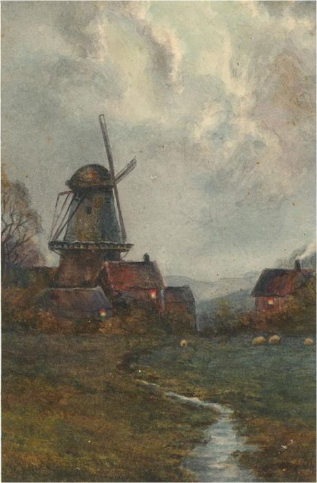 Late 19th Century Watercolour - Rustic Mill