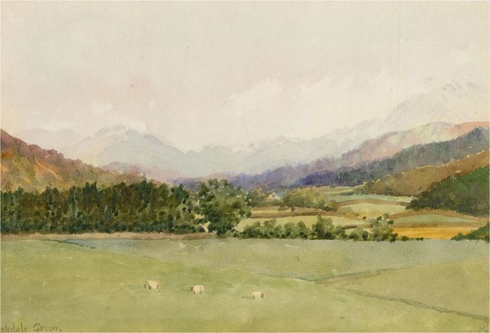 Raymond Turner Barker (1872-1945) - Watercolour, Eskdale Green