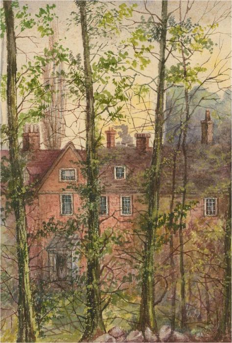Raymond Turner Barker (1872-1945) - Early 20th Century Watercolour, Cottage