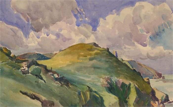 Horace Tuck (1876-1951) - Early 20th Century Watercolour, The Water's Edge