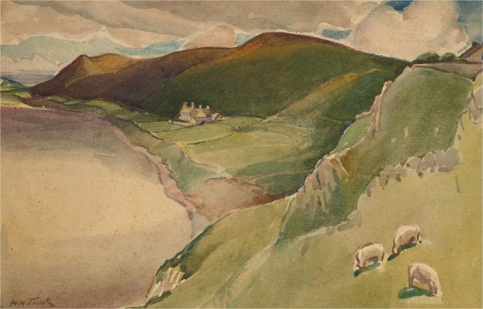 Horace Tuck (1876-1951) - Early 20th Century Watercolour, Welsh Landscape