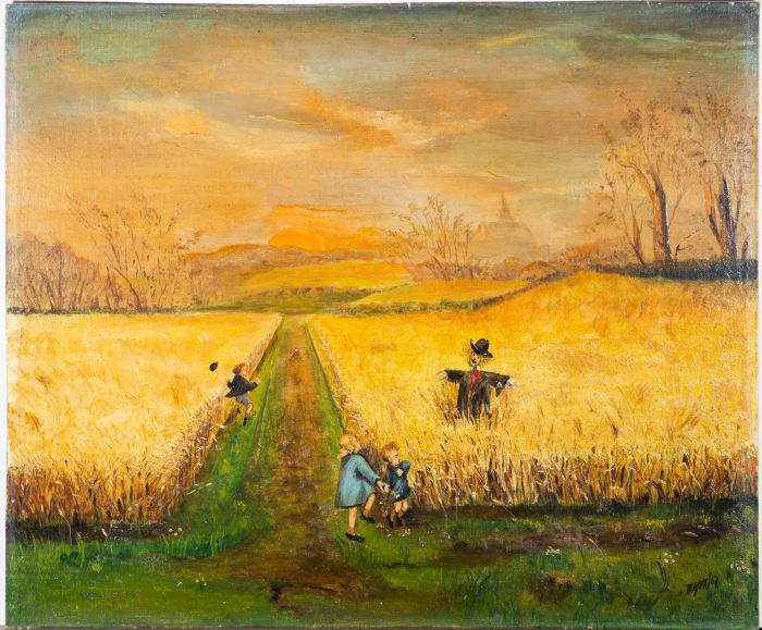 M. G. Makinson - 20th Century Oil, Spooky Scarecrow