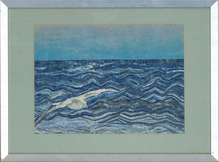 Madeleine Eyland-Legrain (1930-2021) - Mixed Media, The Seagull's Flight