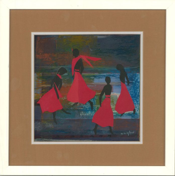 Madeleine Eyland-Legrain (1930-2021) - 20th Century Mixed Media, Dancers