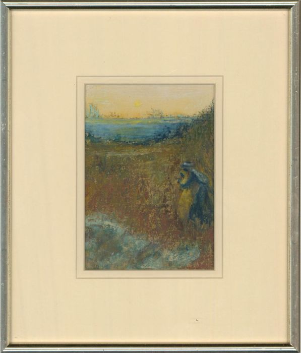 Madeleine Eyland-Legrain (1930-2021) - Contemporary Pastel, Careful