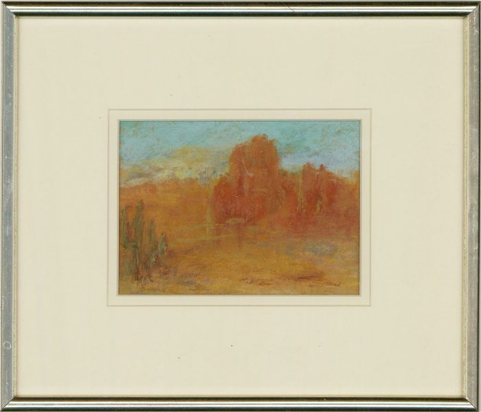 Madeleine Eyland-Legrain (1930-2021) - 1999 Pastel, Arizona