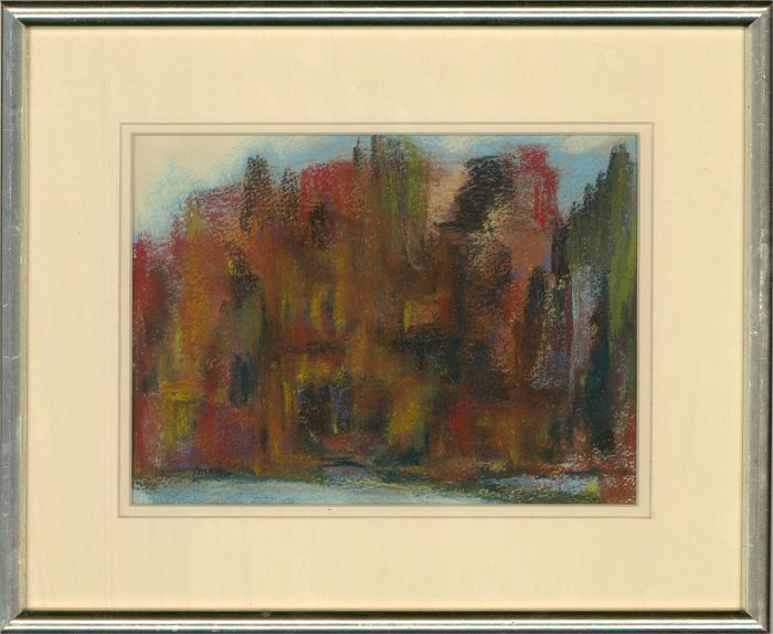 Madeleine Eyland-Legrain (1930-2021) - 1999 Pastel, Old Bruges