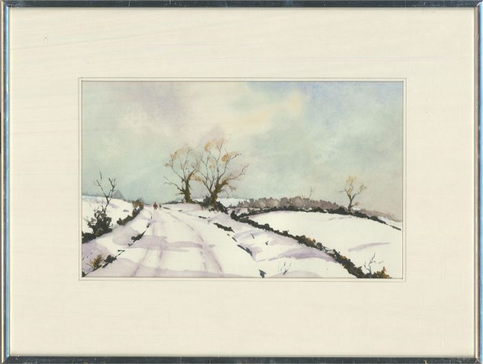 Donald N.M. Simpson - 20th Century Watercolour, Windrush Winter