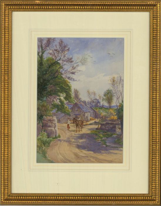 Attrib. William Edmund Benger (1841-1915) - Watercolour, The Old Farmstead 93