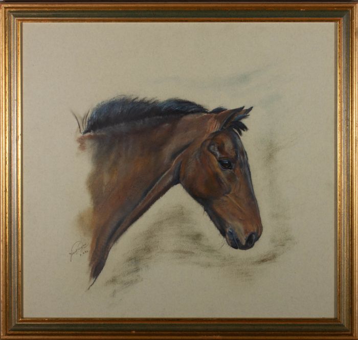Janet Payne - 1992 Gouache, Dark Bay