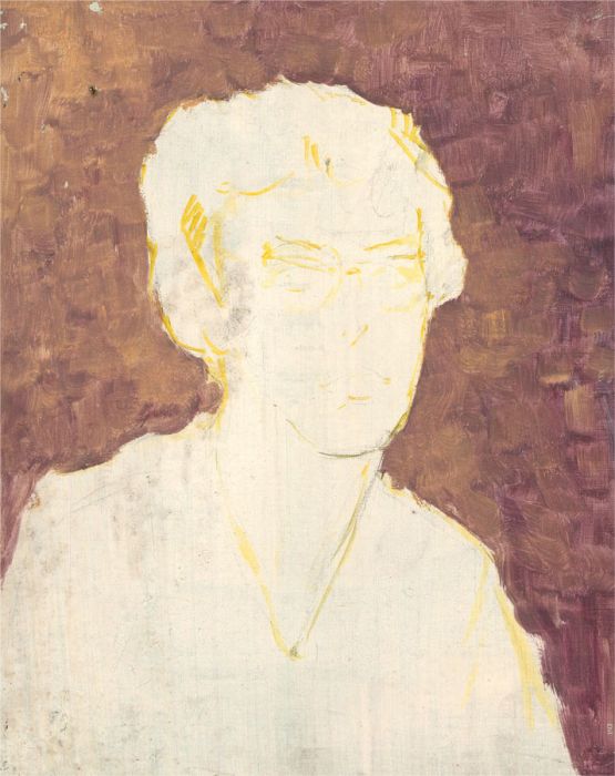 Mid 20th Century Oil - Unfinished Portrait