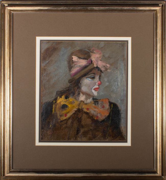 J.L. - 20th Century Oil, Flapper Clown