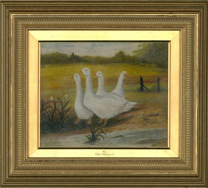 Peter Potashnick - 20th Century Oil, A Gaggle of Geese