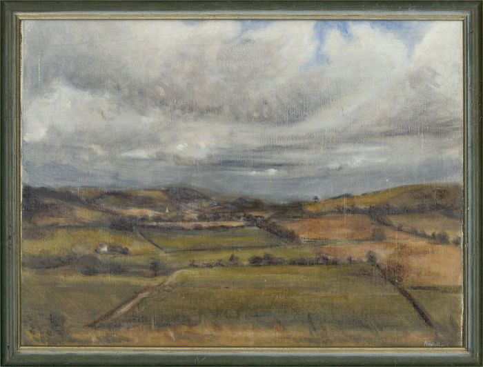 N. B.  - 20th Century Acrylic, British Landscape