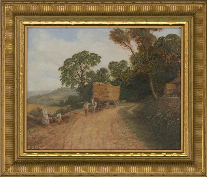D. Garner  - 1998 Oil, The Returning Hay Cart
