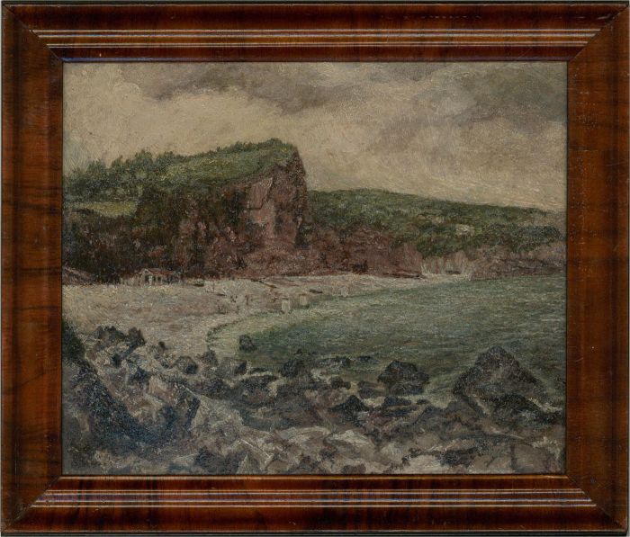 Early 20th Century Oil - Red Cliffs